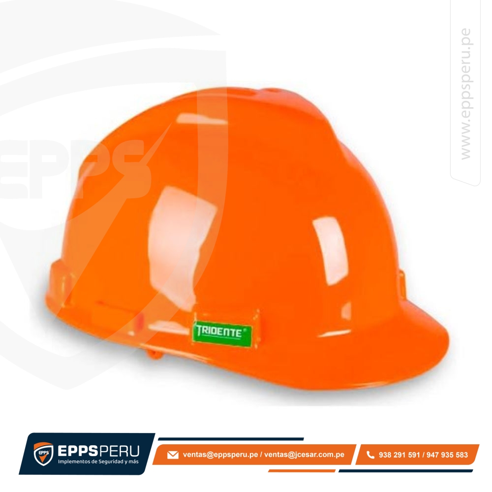 Casco Tridente Naranja