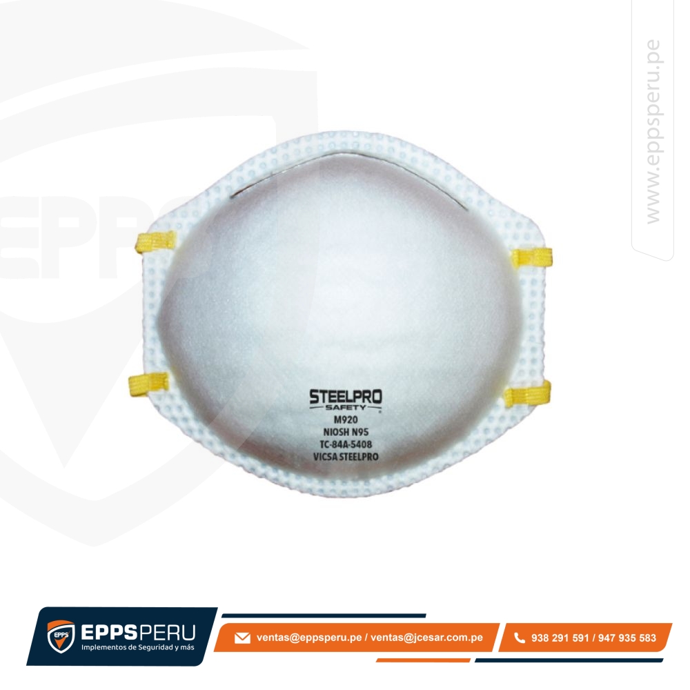 Respirador Steelpro Descartable N95 M920V