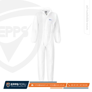 ST80 – Mono ignífugo BizTex SMS FR, tipo 5/6 Blanco