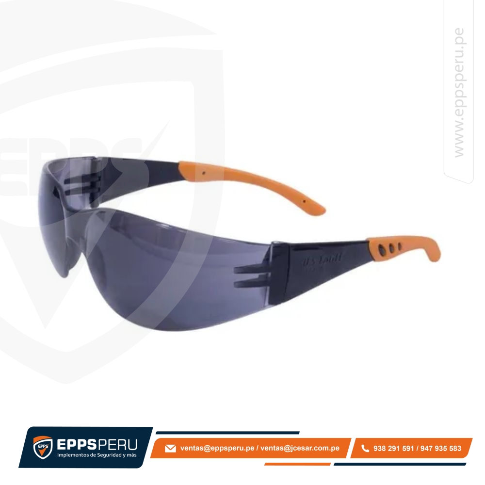 Lente de Seguridad Us Eagle Tech Plus Gris As
