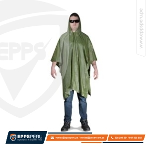 Poncho Pvc Verde Clute