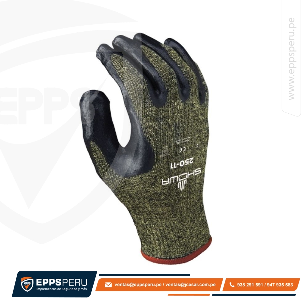 Guante Protección Contra Cortes Showa 250 KVS4
